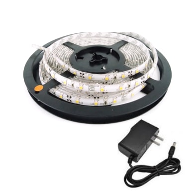 Cinta Led con Adhesivo 5 Mts 10Wm 12V Ip65 Luz Blanca