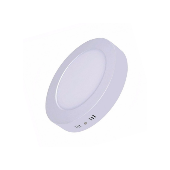 Panel Led Superficial Redondo 6W 115Mm Luz Blanca