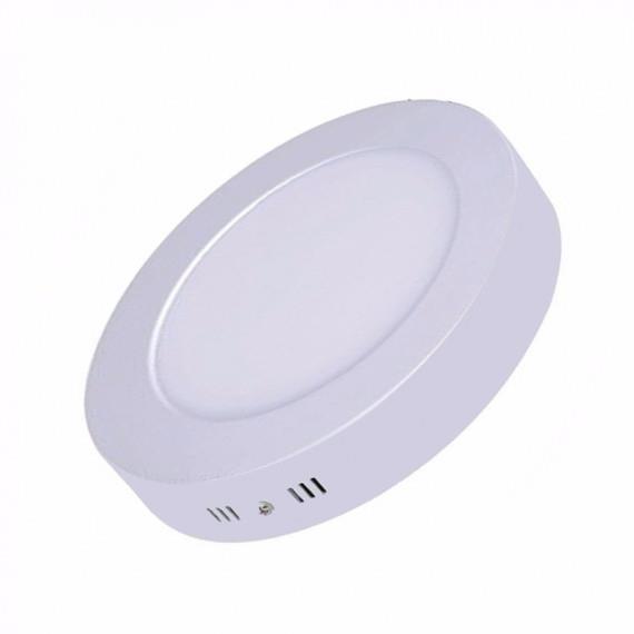 Panel Led Superficial Redondo 12W 165Mm Luz Blanca