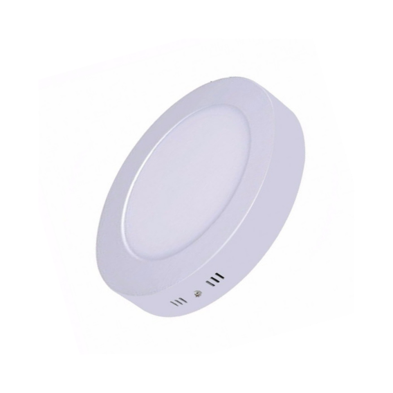 Panel Led Superficial Redondo 18W 210Mm Luz Blanca
