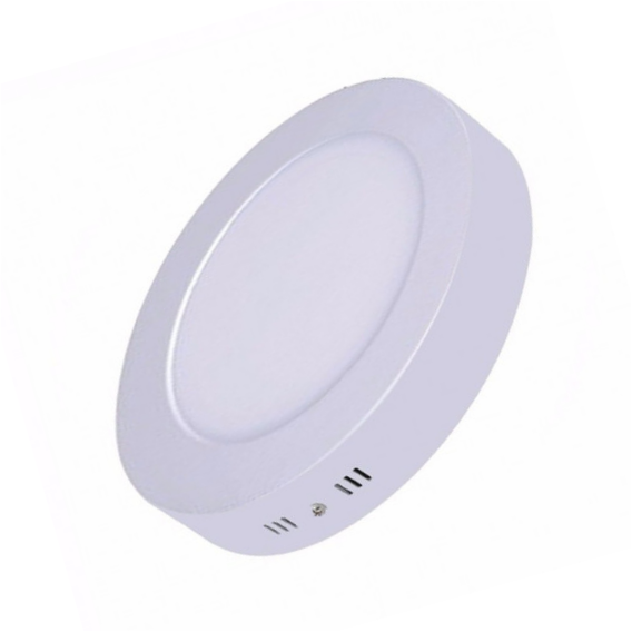 Panel Led Superficial Redondo 24W 280Mm Luz Blanca
