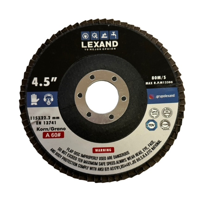 Disco Acabado Flap 4-1/2" G60 Lexand