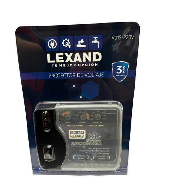Protector de Voltaje 220V Cable-Cable Lexand