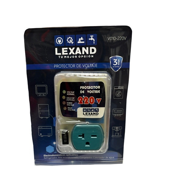 Protector de Voltaje 220V Enchufable 20A Lexand