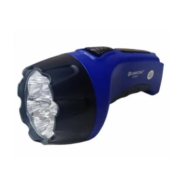 Linterna Led Recargable con Plug Plegable 2W 110V Azul