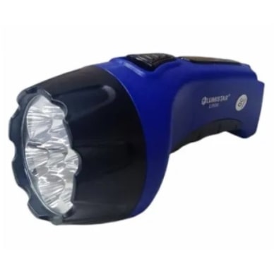 Linterna Led Recargable con Plug Plegable 5W 110V Azul