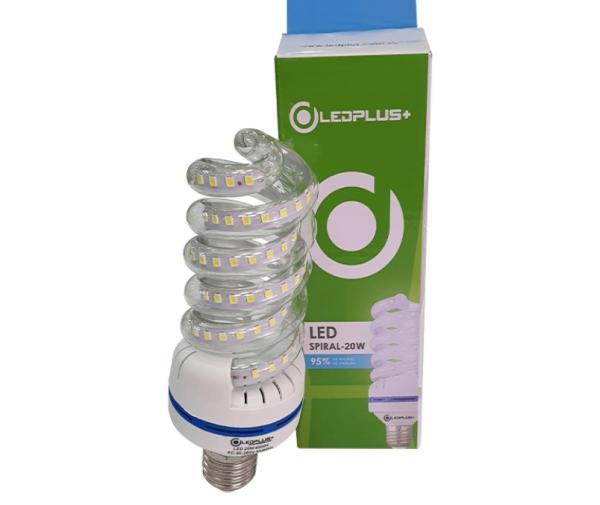 Bombillo Led Espiral E27 12W 6500K
