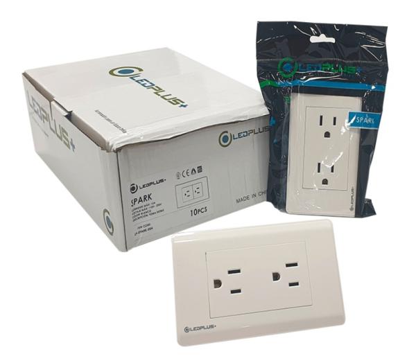 Tomacorriente Doble Linea Spark