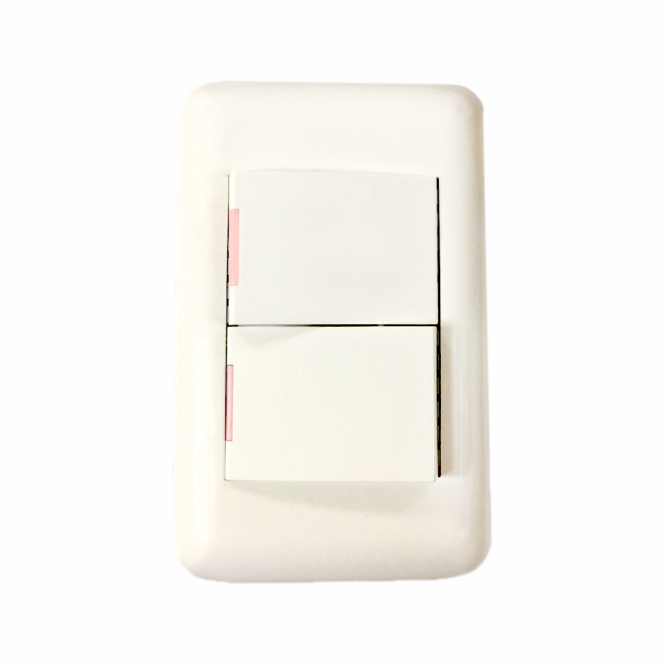 Interruptor Doble Deluxe Classic Lux 15A 125V