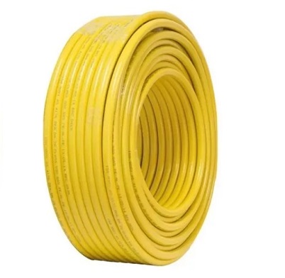 Manguera para Gas 3/8" Reforzada Amarilla por Metro