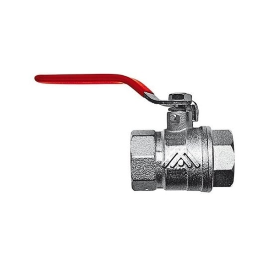 Llave de Bola Cromada 1" Metales Aleados