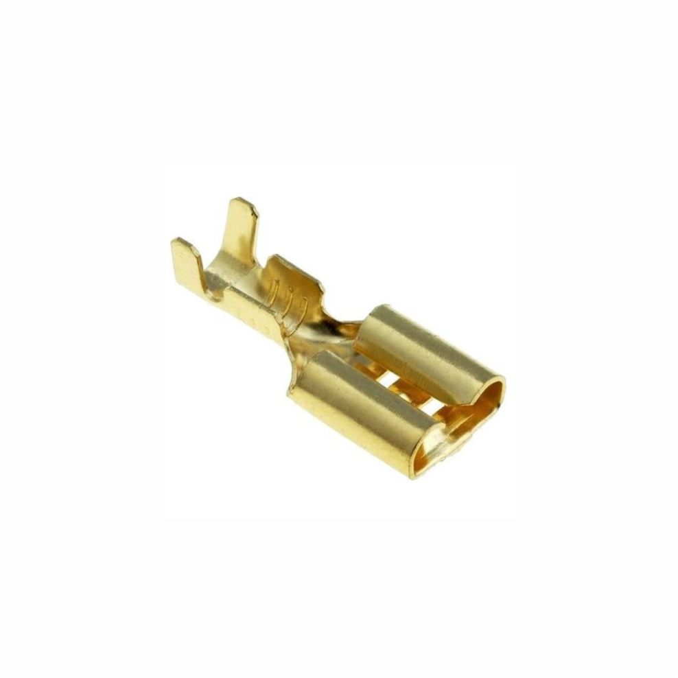 Terminal Hembra Recto S/Aisl. 187 Awg 22