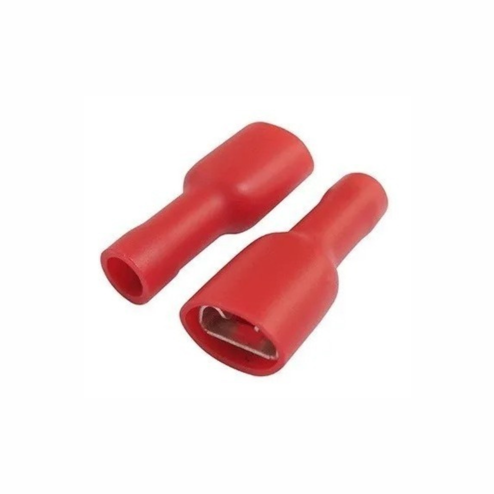 Terminal Rojo 22/18 Hembra/Aislado
