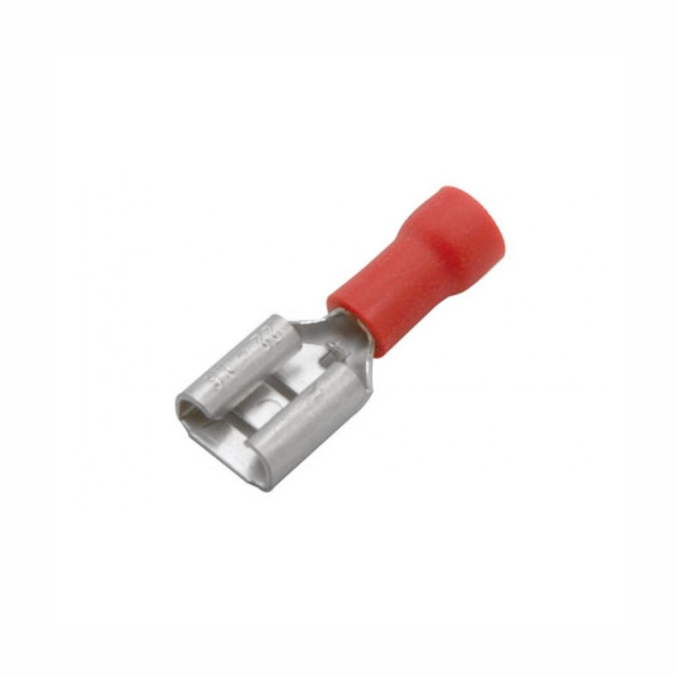 Terminal Rojo 22/18 Hembra V125am