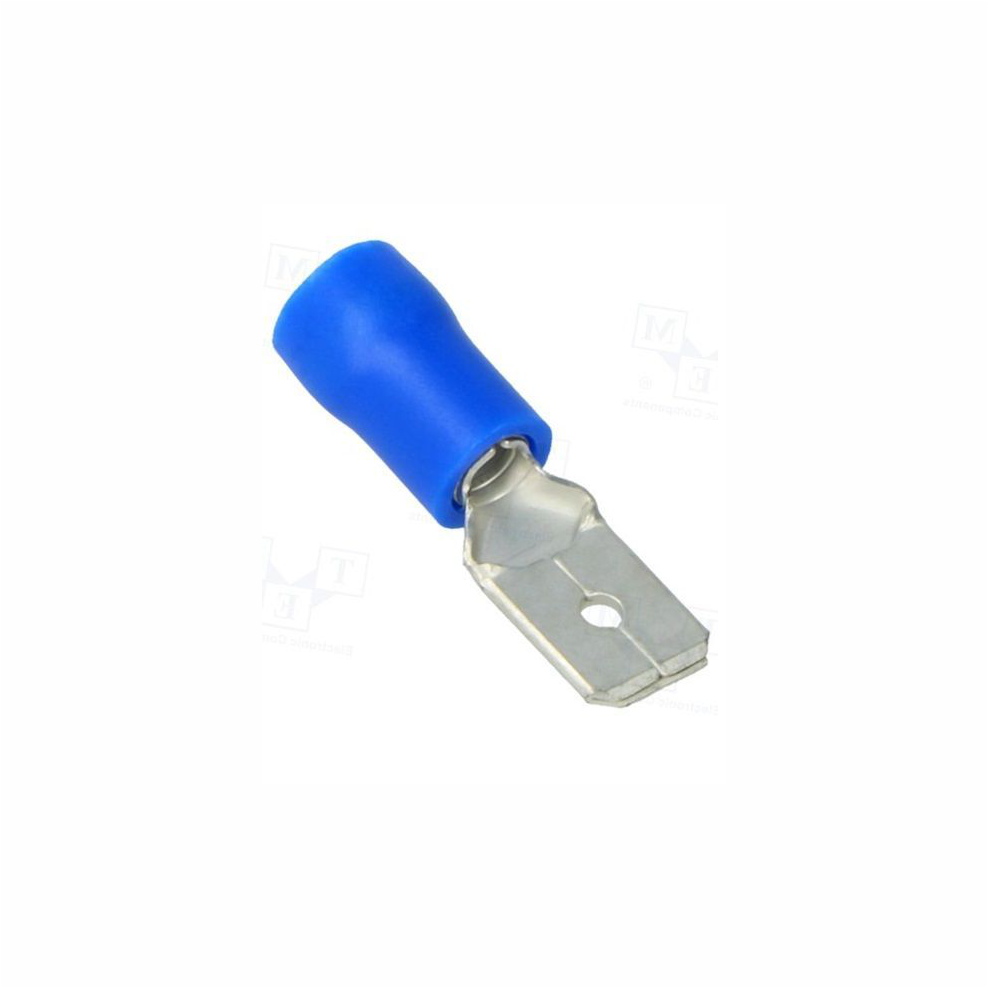 Terminal Azul 16/14 Macho Plano V27-B