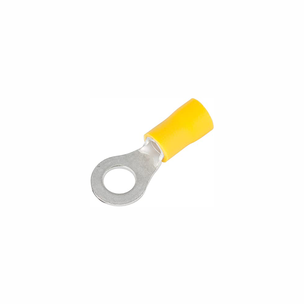 Terminal Amarillo 12/10 Anillo M6 1/4" R