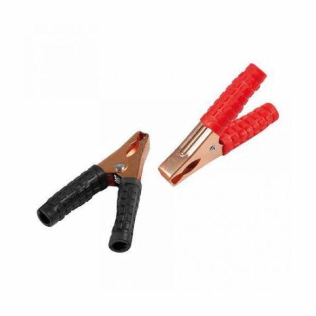 Pinza Auxiliar para Cable de Bateria Rojo y Negro 500 Amp