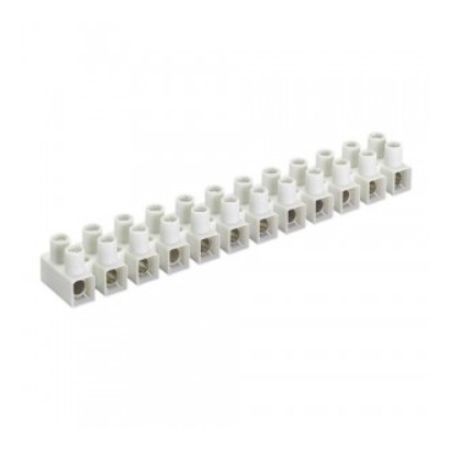 Regleta Plastica Blanca 25Mm 60Amp