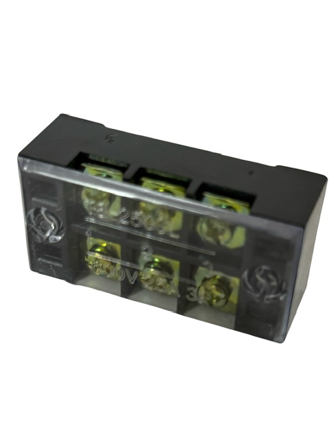 Regleta Bornera Baq 3P 25Amp