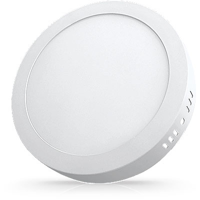 Panel Led Superficial Redondo 12W 4000K 85-265V Run