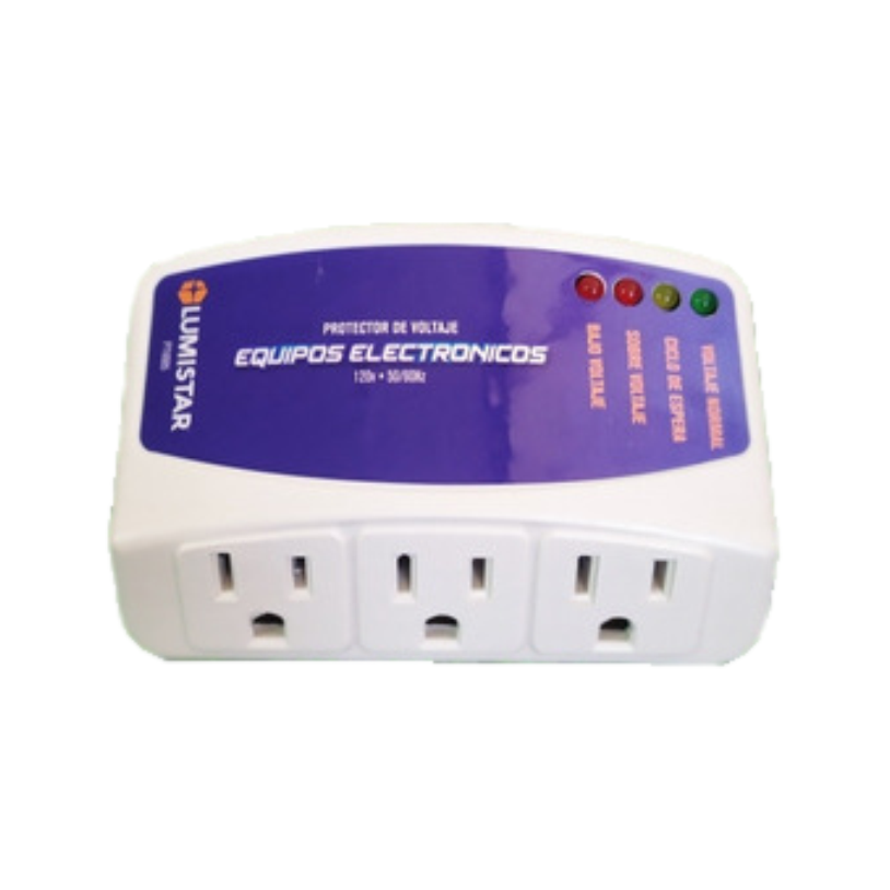 Protector de Voltaje Equipos Electronicos 120V