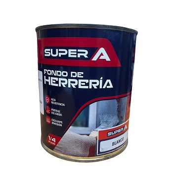 Fondo Herreria Blanco 1/4 Gal Super A