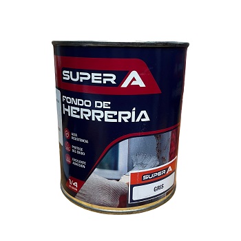 Fondo Herreria Gris 1/4 Gal Super A