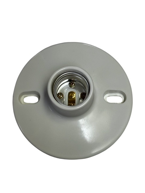 Receptaculo Plastico Blanco 4" E-27