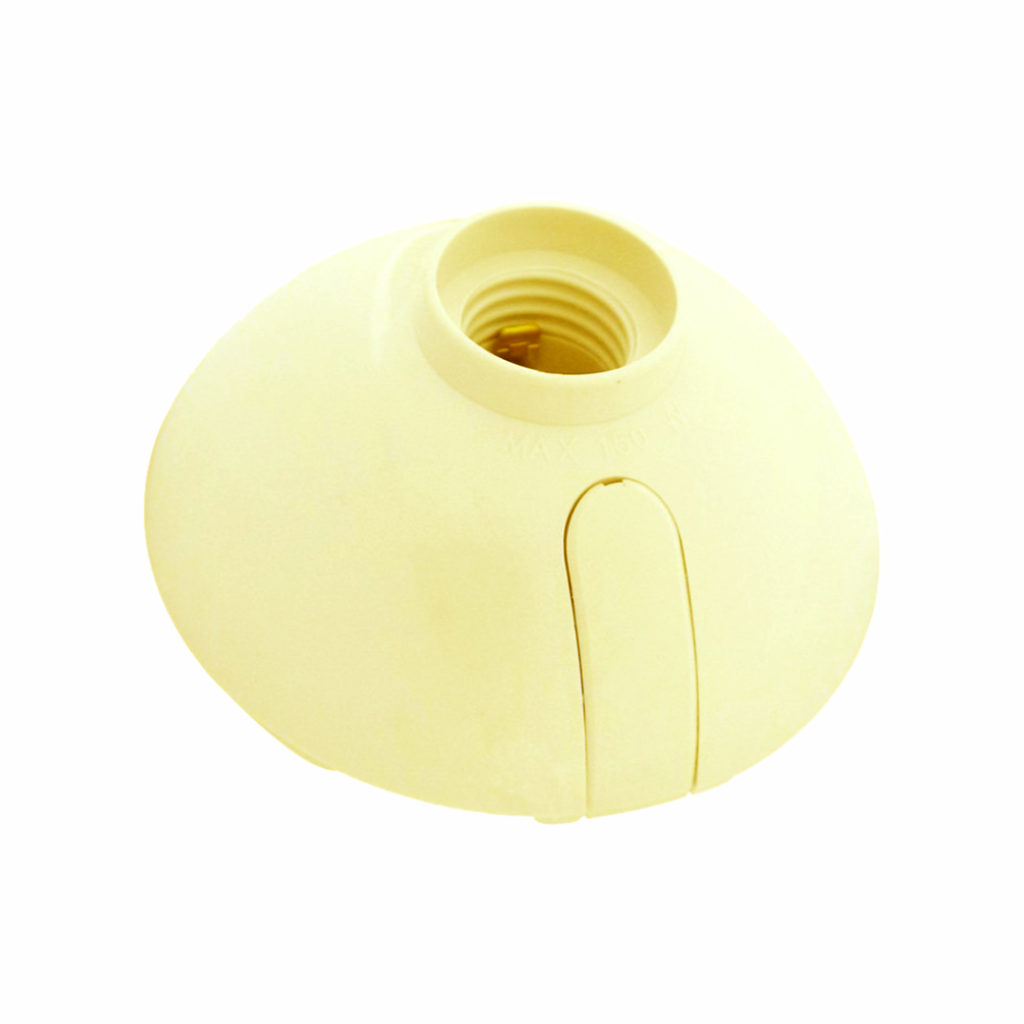 Socate Receptaculo Plastico Marfil 4" Rosca E27 Classic Lux