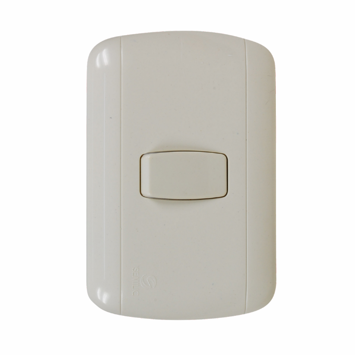 Interruptor Sencillo para Empotrar Beige