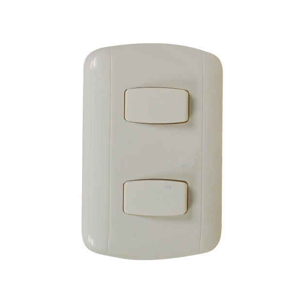 Interruptor Doble P/Empotrar Marfil