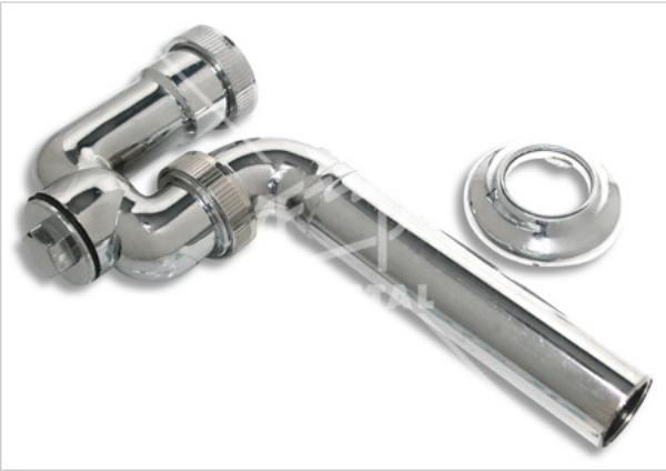 Sifon Plastico Cromado 1 1/2" Lavaplatos