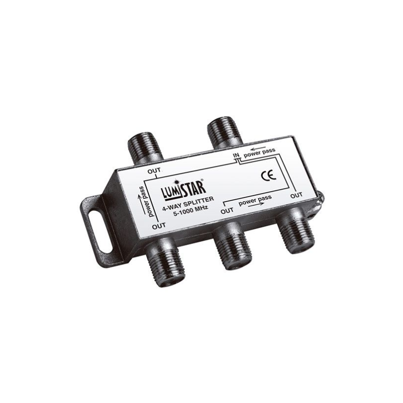 Splitter 4 Vias 1000Mhz Prof Lumistar