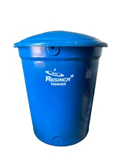 tanque conico 1500 litros resinca azul