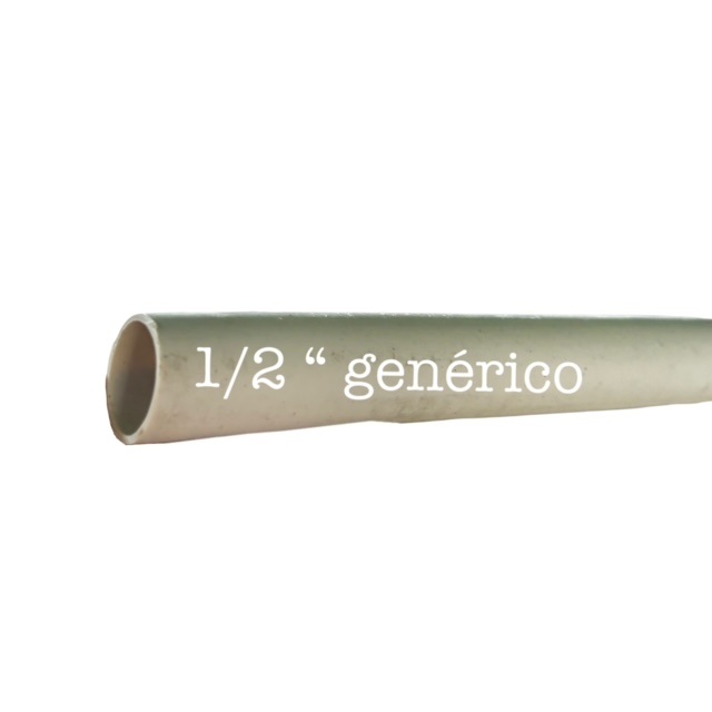 Tubo Electricidad Conduit 1/2 X 3 Metros Blanco Generico