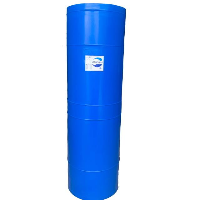 Tanque de Agua Cilindrico Liso 500 Lts Azul Qtanque