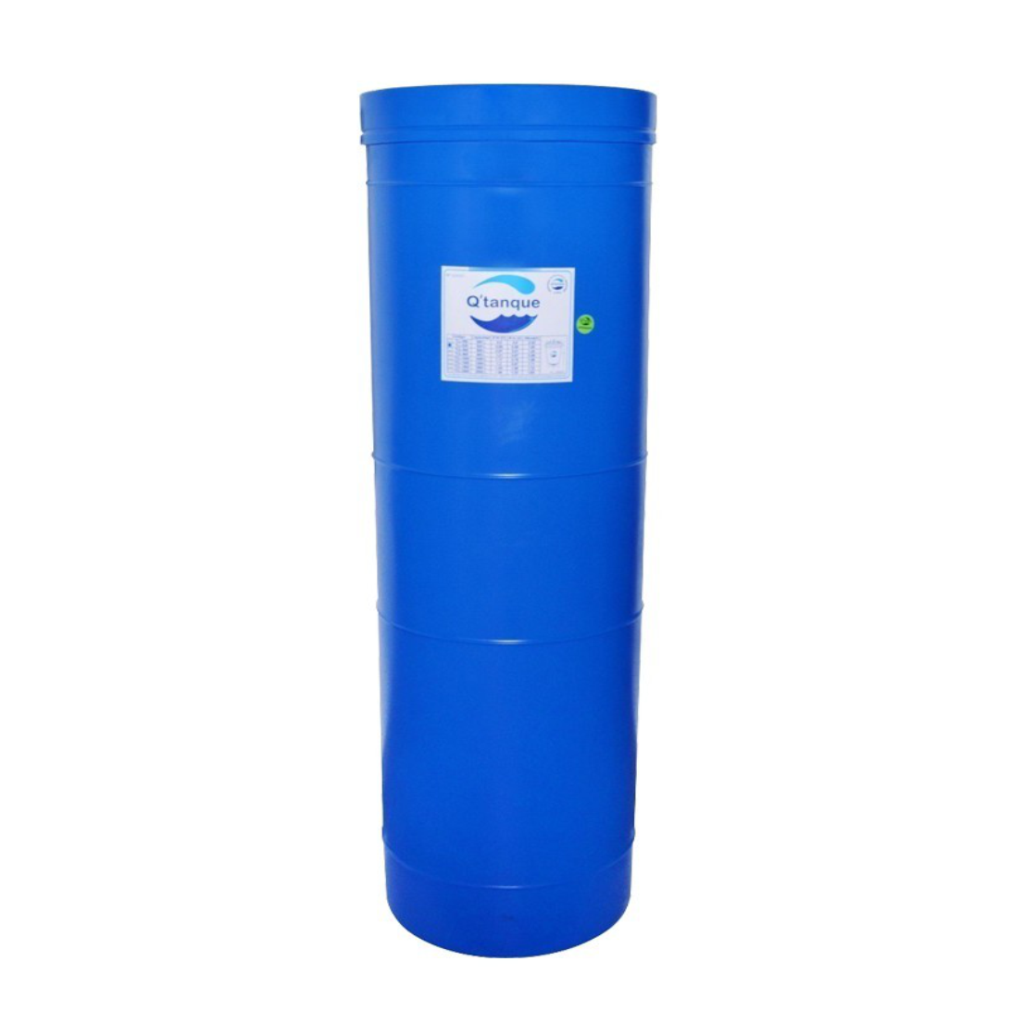 Tanque de Agua Cilindrico Liso 900 Lts Azul Q Tanque
