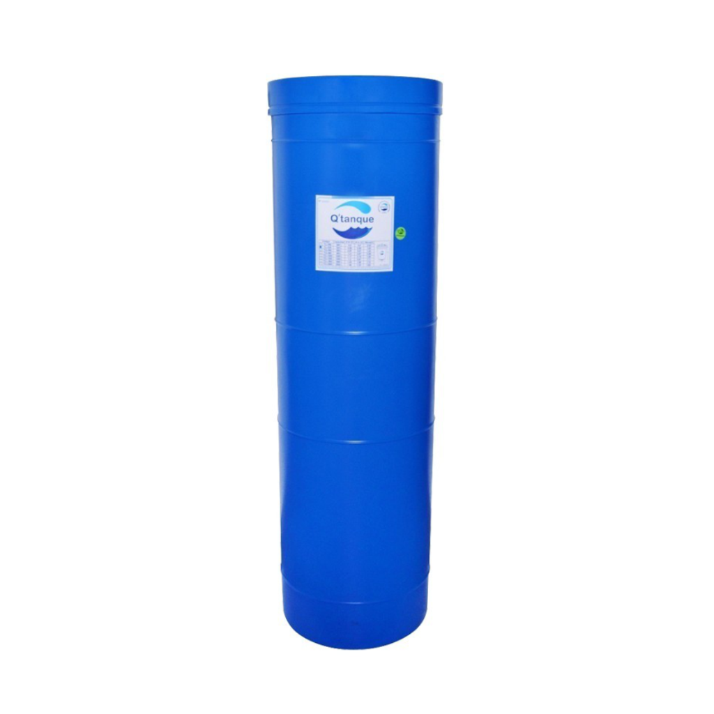 Tanque de Agua Cilindrico 370 Lts Azul Q Tanque