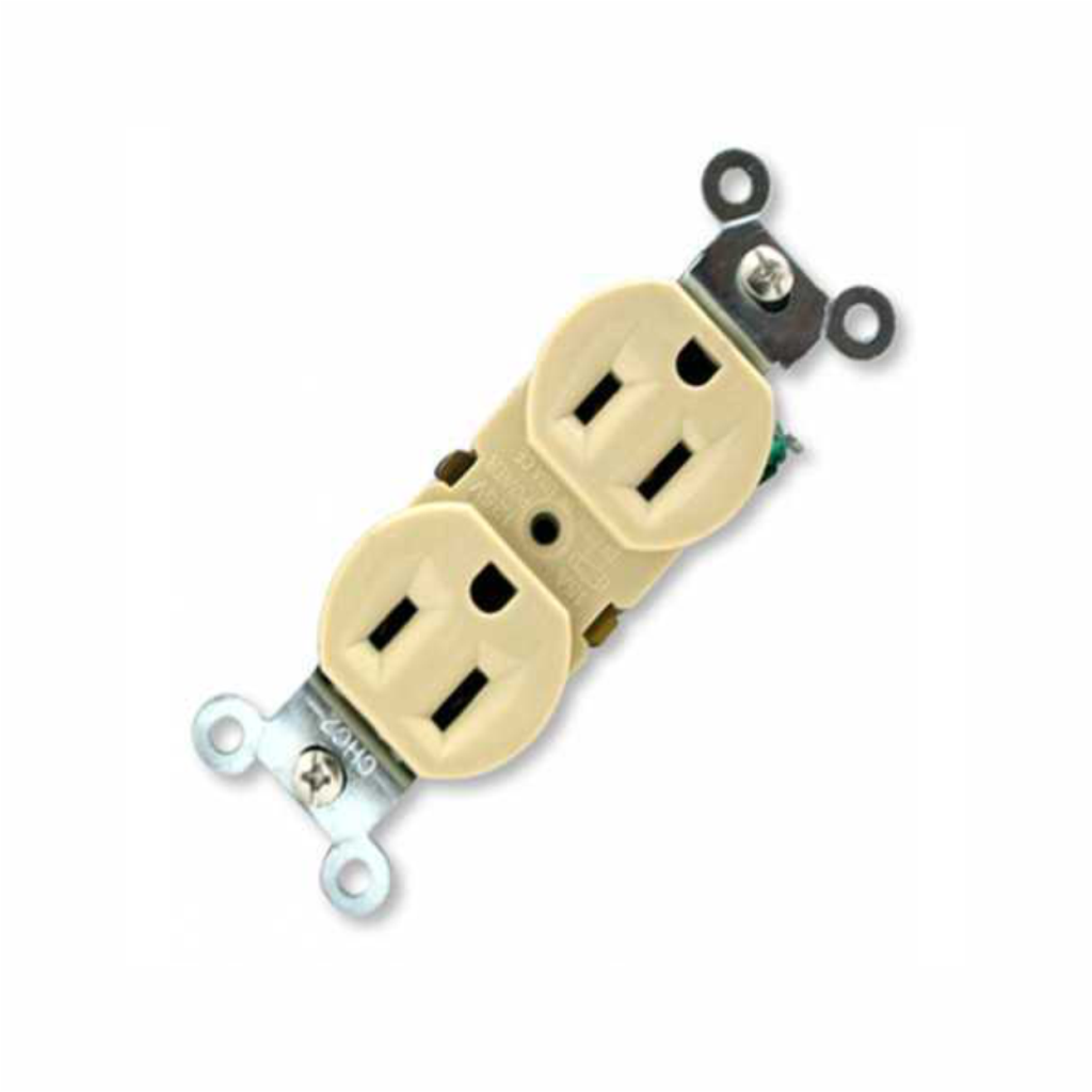 Toma Beige 270 con Tierra 15Amp Lumistar