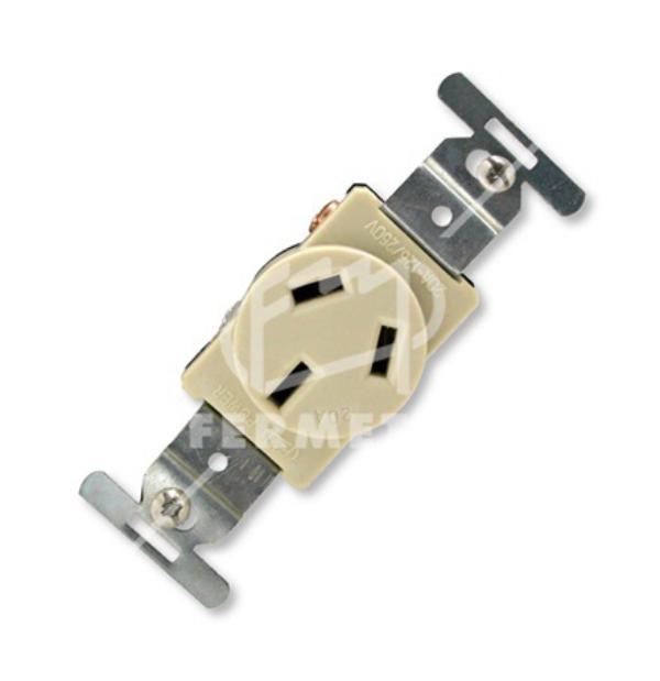 Toma Trifasica 3X20 P/Embutir Fermetal