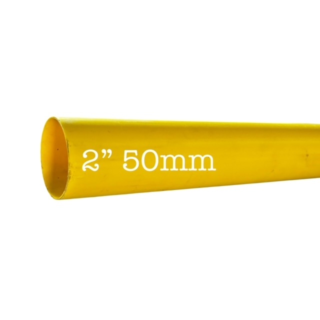 Tubo Aguas Negras 50Mm 2" X 3 Ml Amarillo Oscuro Generico