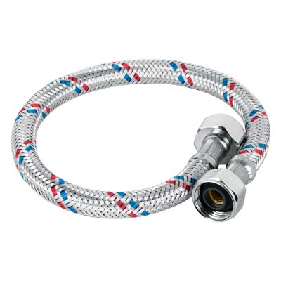 Canilla Flexible Metalica 50Cm de 1/2" X 1/2" Run