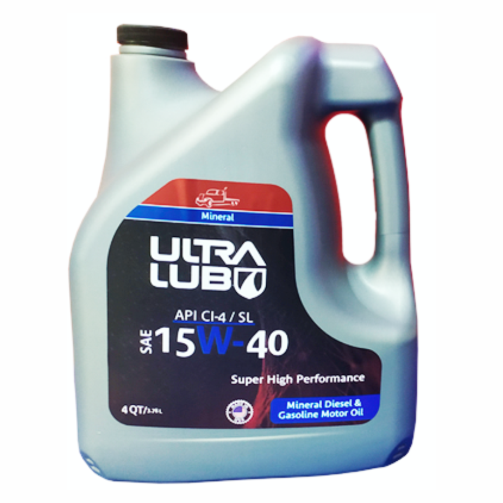 Aceite Mineral P/ Motor Diesel y Gasolina 15W40 Sl Ultralub 3.78 L