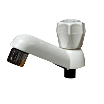 Griferia Pvc para Lavamanos Individual con Pico Crom 108