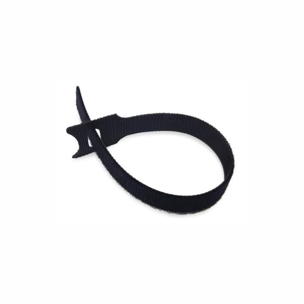 Cinta Velcro Negra 20Cm Wireplus