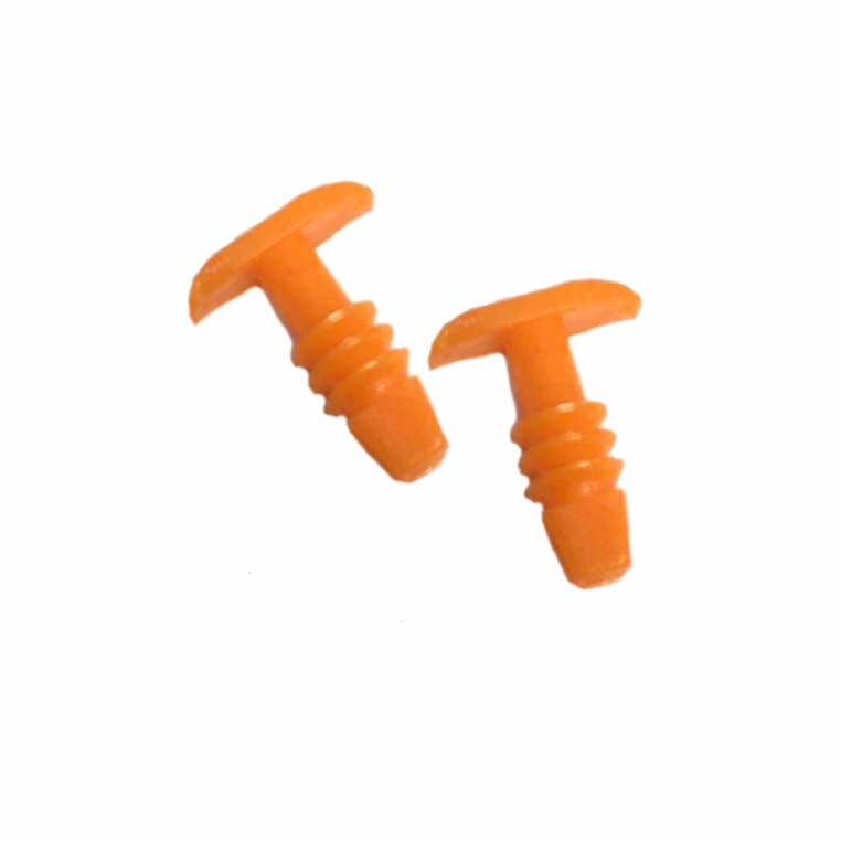 Clip P/Goma Naranja Nylon