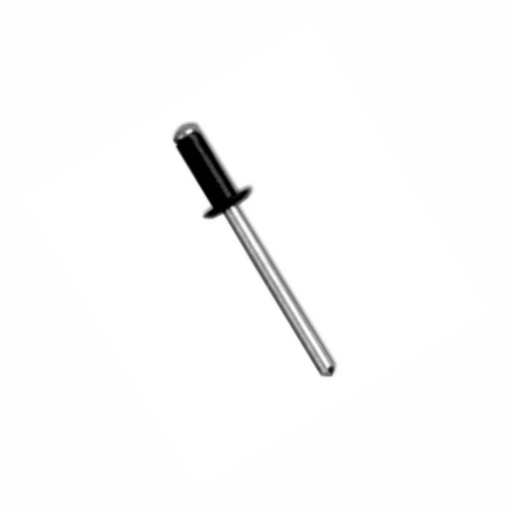 Remache Aluminio Negro 1/8" X 10Mm