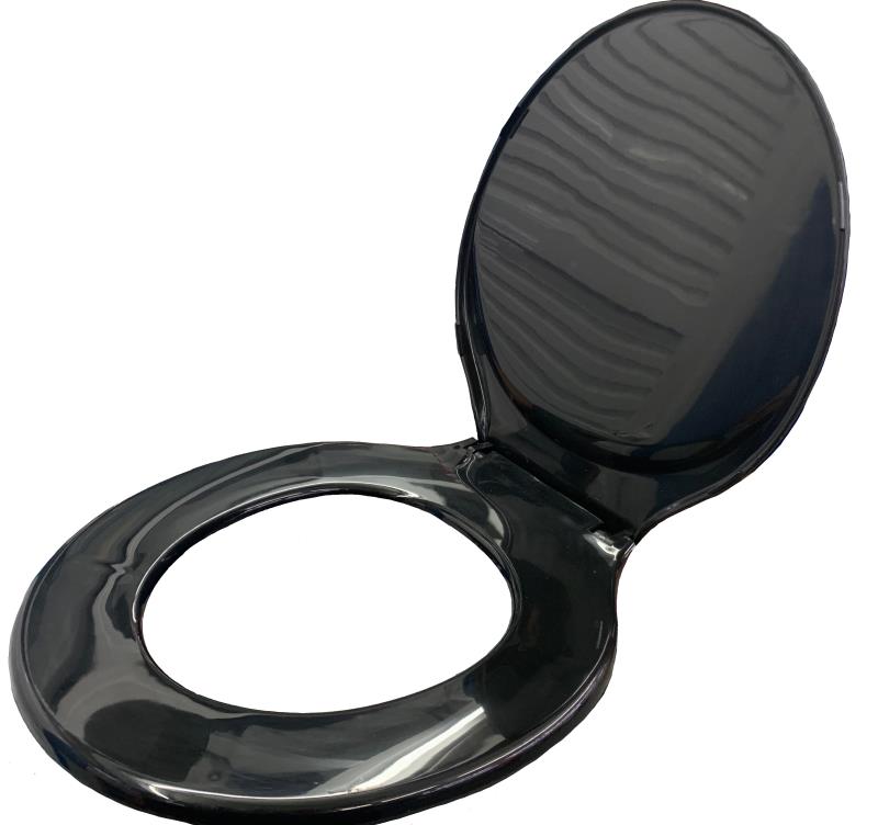 Asiento para Poceta Negro Resimol